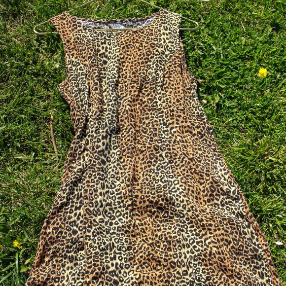 Vintage Studio Cheetah Mini Dress - Picture 3 of 6